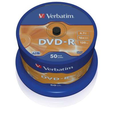 DVD-R Verbatim Advanced AZO 16X/ Tarrina-50uds