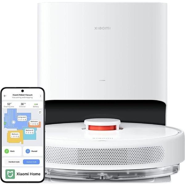 Robot Aspirador Xiaomi Robot Vacuum X10/ Friegasuelos/ control por WiFi/ Blanco