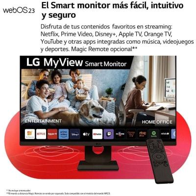 Smart Monitor LG MyView 32SR50F-B 31.5'/ Full HD/ Smart TV/