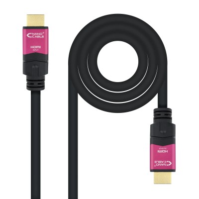 Cable HDMI 2.0 4K Nanocable 10.15.3720/ HDMI Macho - HDMI