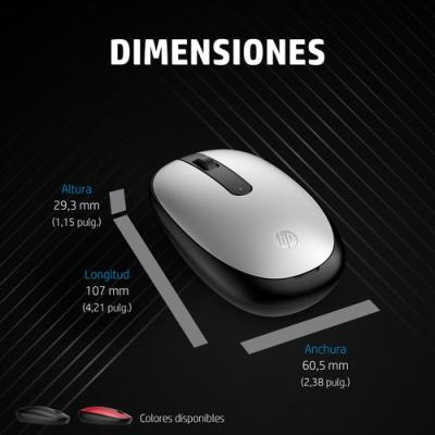 Ratón Inalámbrico por Bluetooth HP 240/ Hasta 1600 DPI/ Blanco