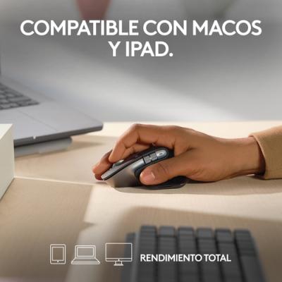 Ratón Ergonómico Inalámbrico por Bluetooth Logitech MX Master