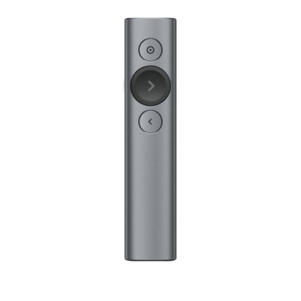 Presentador Inalámbrico por Bluetooth Logitech Spotlight Presentation Remote/ 2.4GHz/ Gris Pizarra