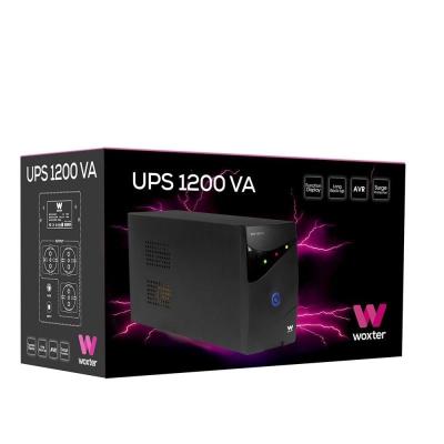 SAI Línea Interactiva Woxter UPS 1200 VA/ 1200VA-720W/ 3