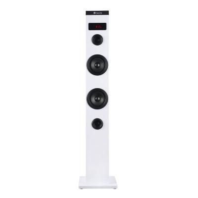 Torre de Sonido con Bluetooth NGS SKY CHARM/ 50W/ 2.0/ Blanca