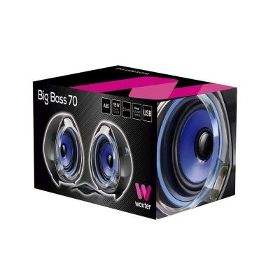 Altavoces Woxter Big Bass 70/ 15W/ 2.0/ Azules