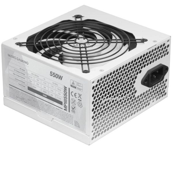 Fuente de Alimentación Mars Gaming MPIII550W/ 550W/ Ventilador 12cm