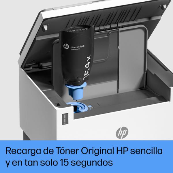 Multifunción Recargable Láser Monocromo HP Laserjet Tank 2604dw WiFi/ Dúplex/ Blanca