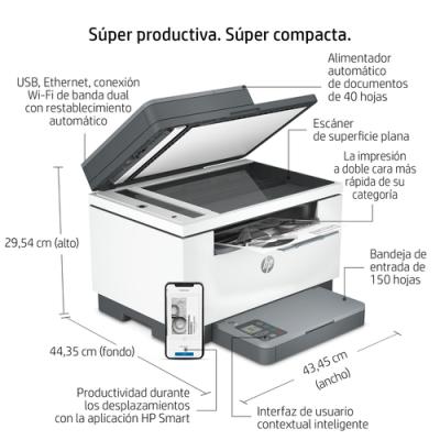 Multifunción Láser Monocromo HP Laserjet MFP M234SDW WiFi/