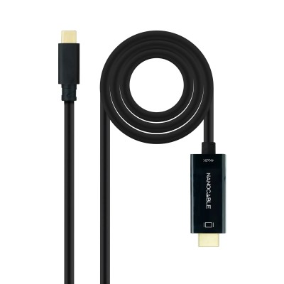 Cable Conversor Nanocable 10.15.5133/ USB Tipo-C Macho - HDMI