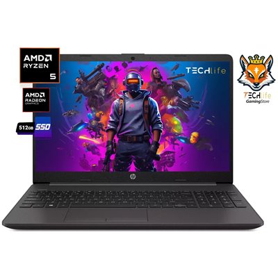 HP 255 G9 Negro - AMD Ryzen 5-5625u 16GB 512GB SSD 15.6"