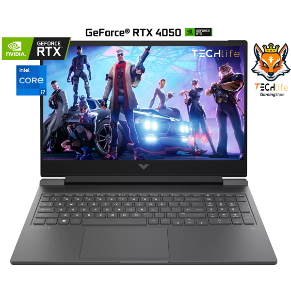 HP Victus Gaming 16-R0007NS Intel Core i7-13700H 16GB 512GB SSD RTX4050 6GB 16.1" FreeDOS Negro mica