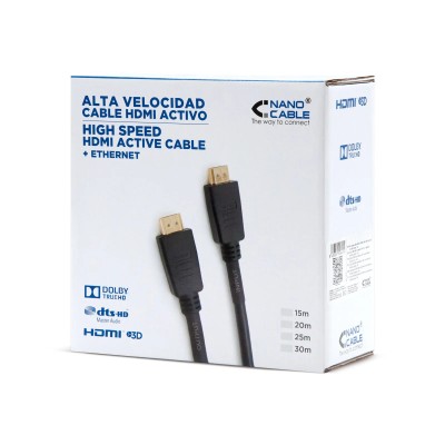 Cable HDMI 1.4 Nanocable 10.15.1825/ HDMI Macho - HDMI Macho/