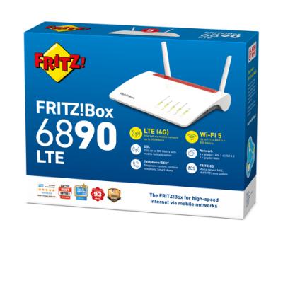 Fritz! box6890 lte router ac1750 4g adsl/vdsl