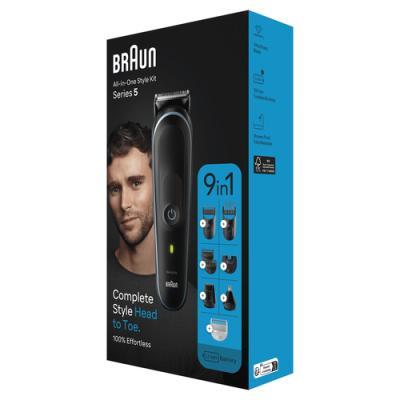 Recortadora 9 en 1 Braun Series 5 MGK 5411/ con Batería/ 7