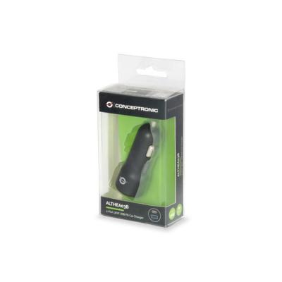 Cargador De Coche Conceptronic Althea03b Usb-c + Usb A 5v/2.4a