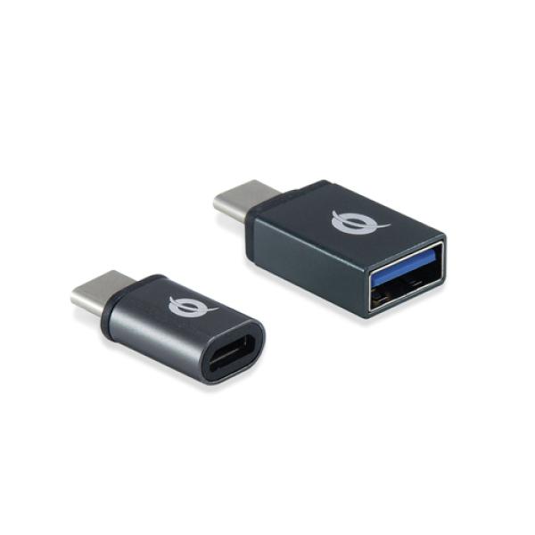 Kit Adaptadores Usb-c 3.1 1ud Usb-c A Usb A Hembra 3.0 1 Ud Usb-c A Micro Usb Hembra