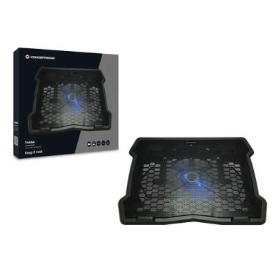 Base Refrigeracion Para Portatiles Conceptronic 1 Ventilador