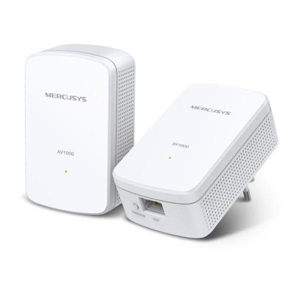 Homeplug Mercusys Mp500 Kit Con Conexion Lan Gigabit Kit 2 Unidades