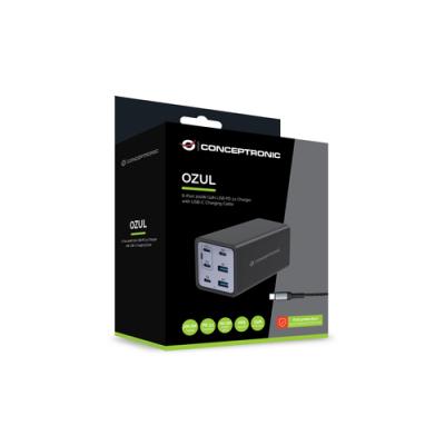 Cargador Conceptronic 200w. Usb-cx4 Usb-ax4 Quickcharge 3.0 Pd