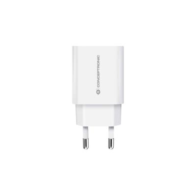 Cargador De Pared Conceptronic Usb-c 20w Pd 3.0 Color Blanco