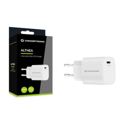 Cargador De Pared Conceptronic Usb-c 20w Pd 3.0 Color Blanco