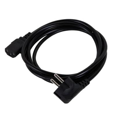 Iggual Cable de alimentación 2M, macho Schuko / IEC C13 hembra