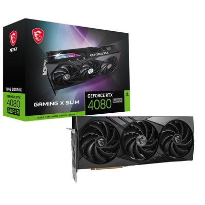 MSI GAMING GeForce RTX 4080 SUPER 16GB X SLIM GDDR6