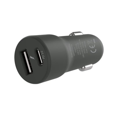 Cargador De Coche Conceptronic Althea03b Usb-c + Usb A 5v/2.4a