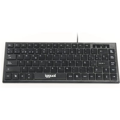 Iggual TKL Slim TKL-USB Teclado Mini compacto Slim