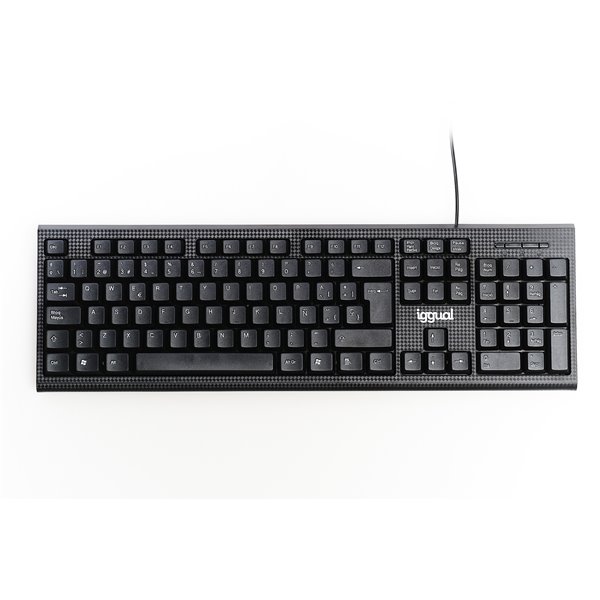 Iggual CK-BUSINESS Teclado USB, Negro