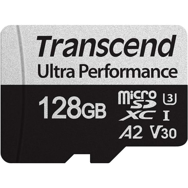 Transcend 340S microSDXC UHS-I U3 de 128GB 160MB/s, A2, Clase 10