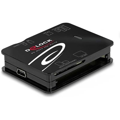 Delock Lector de tarjetas externo USB para