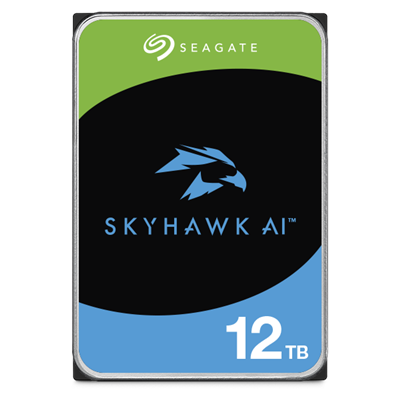 Seagate SkyHawk AI 12TB para NVR y AI 7200rpm HDD 3.5" 256MB