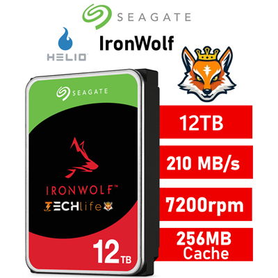 Seagate IronWolf 12TB BNAS 7200rpm HDD 3.5" SATA 6GB/s 256MB