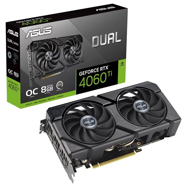 Asus Dual GeForce RTX 4060 Ti EVO OC Edition 8GB GDDR6