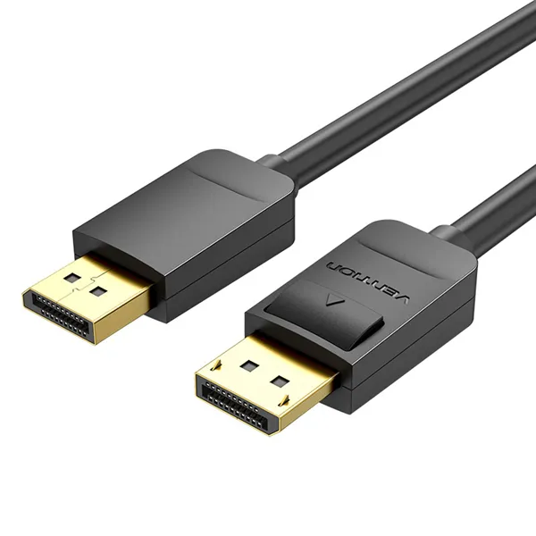 Cable DisplayPort 1.2 4K Vention HACBG/ DisplayPort Macho - DisplayPort Macho/ 1.5m/ Negro