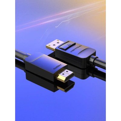 Cable Conversor Vention HADBH/ Displayport Macho - HDMI Macho/