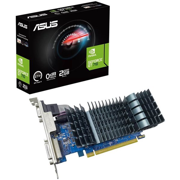 Asus GeForce GT 710 2GB DDR5 EVO Compatible con Perfil Bajo