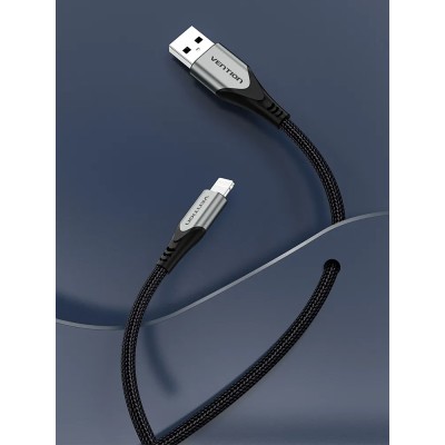 Cable USB 2.0 Lightning Vention LABHF/ USB Macho - Lightning