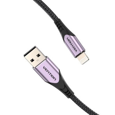 Cable USB 2.0 Lightning Vention LABVF/ USB Macho - Lightning