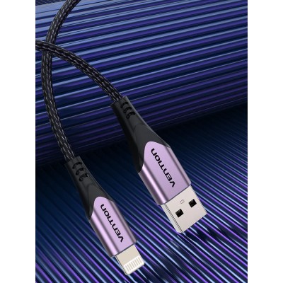 Cable USB 2.0 Lightning Vention LABVF/ USB Macho - Lightning