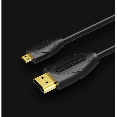 Cable HDMI Vention VAA-D03-B100/ HDMI Macho - Micro HDMI Macho/