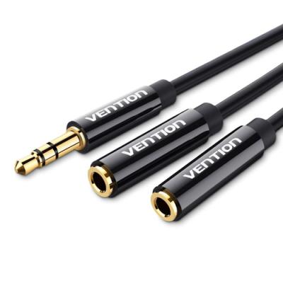 Cable Estéreo Vention BBSBY/ Jack 3.5 Macho - 2x Jack 3.5