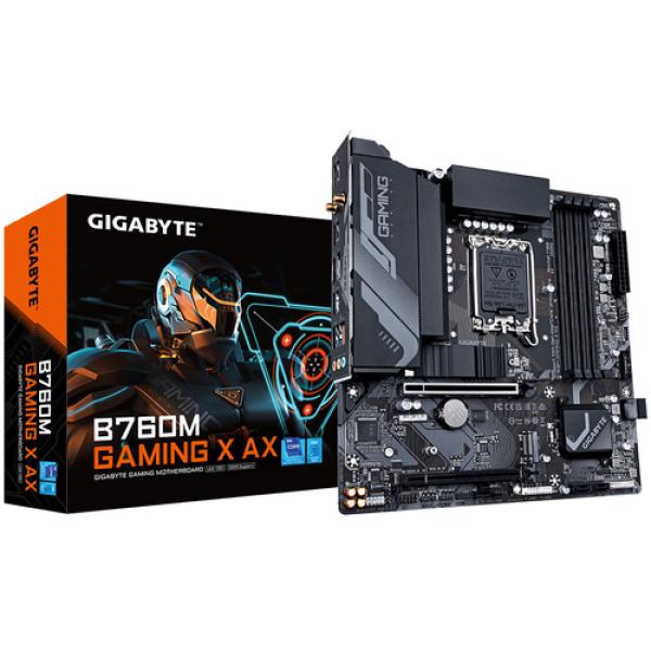 Placa Base Gigabyte B760M GAMING X AX Socket 1700/ Micro ATX