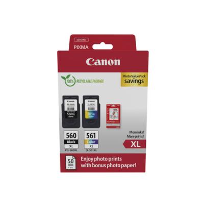 Cartucho de Tinta Original Canon PG-560XL + CL-561XL Multipack