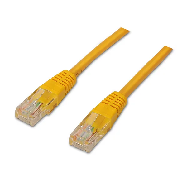 Cable de Red RJ45 UTP Aisens A135-0254/ Cat.6/ 1m/ Amarillo