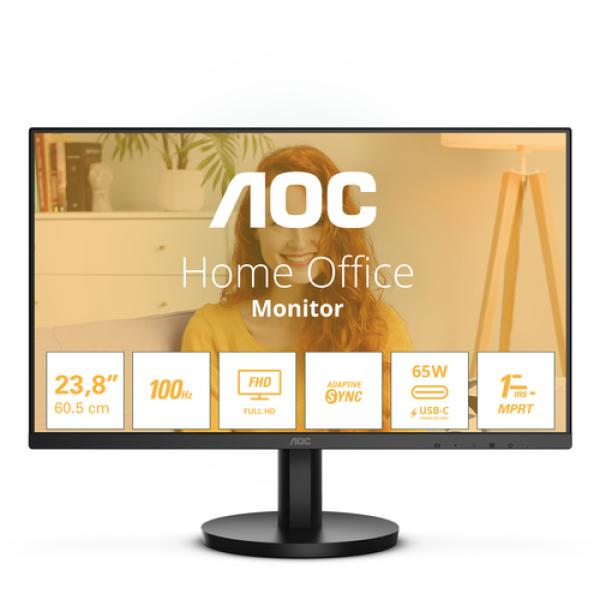 Monitor AOC 24B3CA2 23.8'/ Full HD/ Multimedia/ Negro