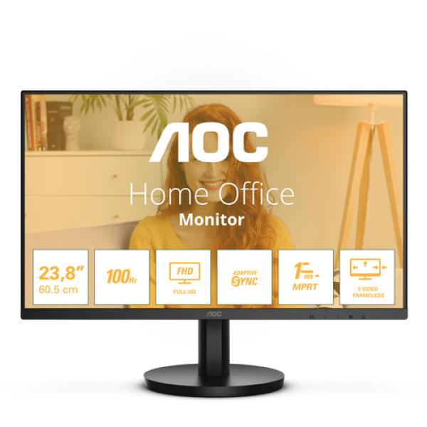 Monitor AOC 24B3HMA2 23.8'/ Full HD/ Multimedia/ Negro