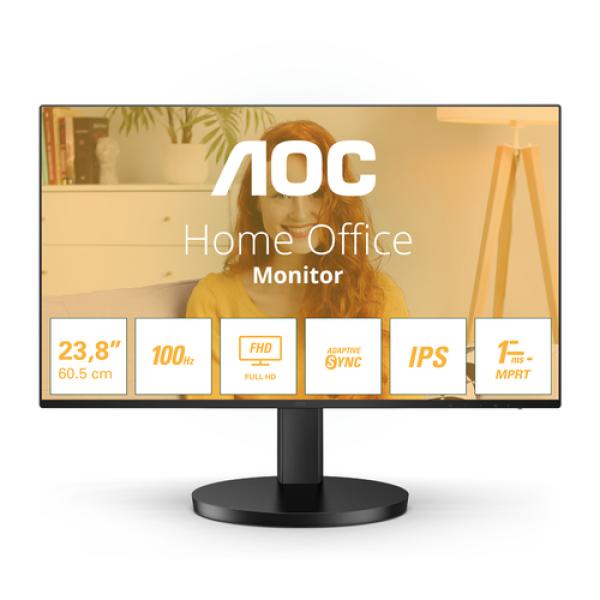 Monitor AOC 24B3HA2 23.8'/ Full HD/ Multimedia/ Negro